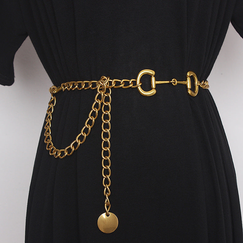 Uniek | Riem voor dames met paarden bit details