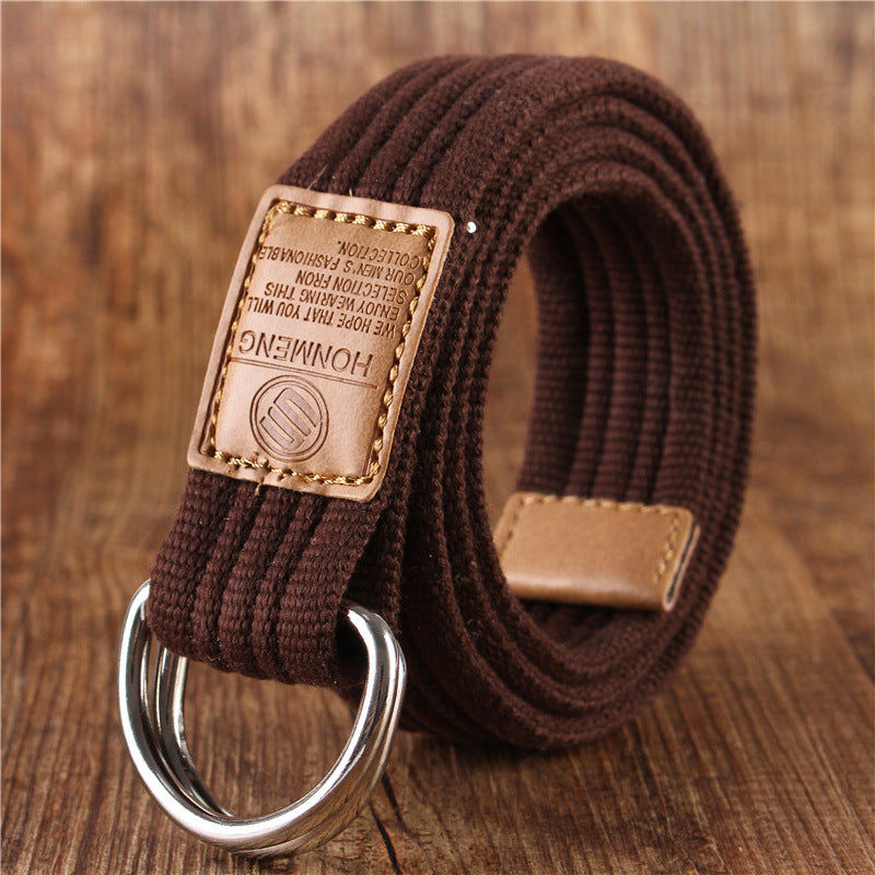 Klassiek | Elegante canvas heren riem