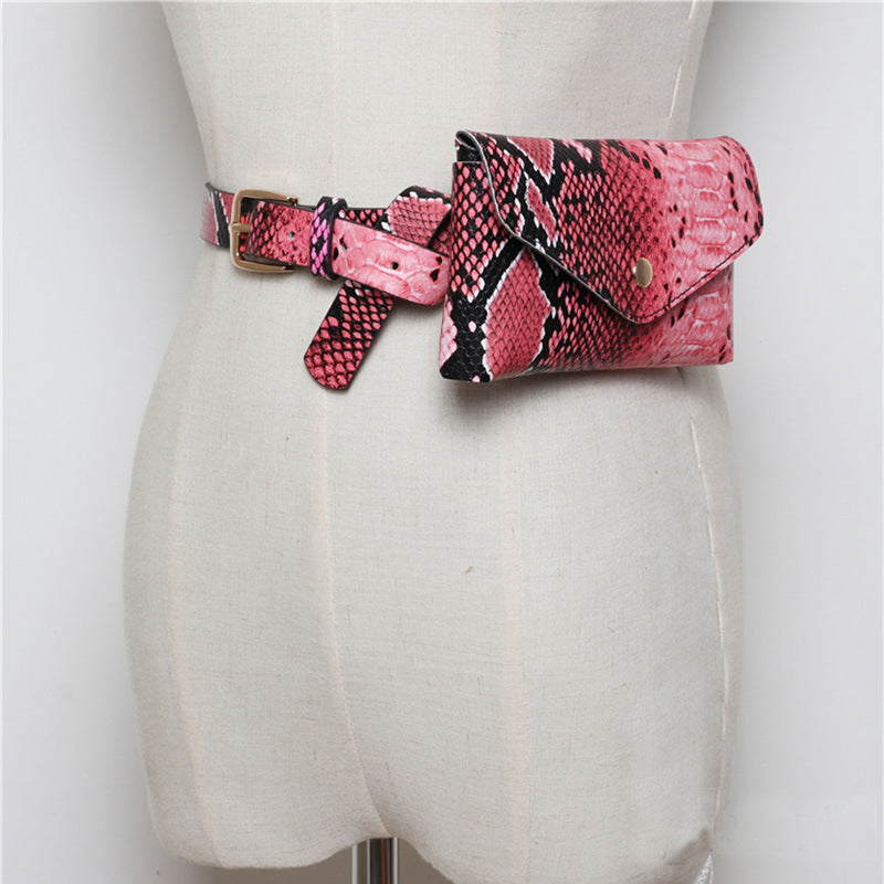 Handig | Tasriem voor dames met slangenprint