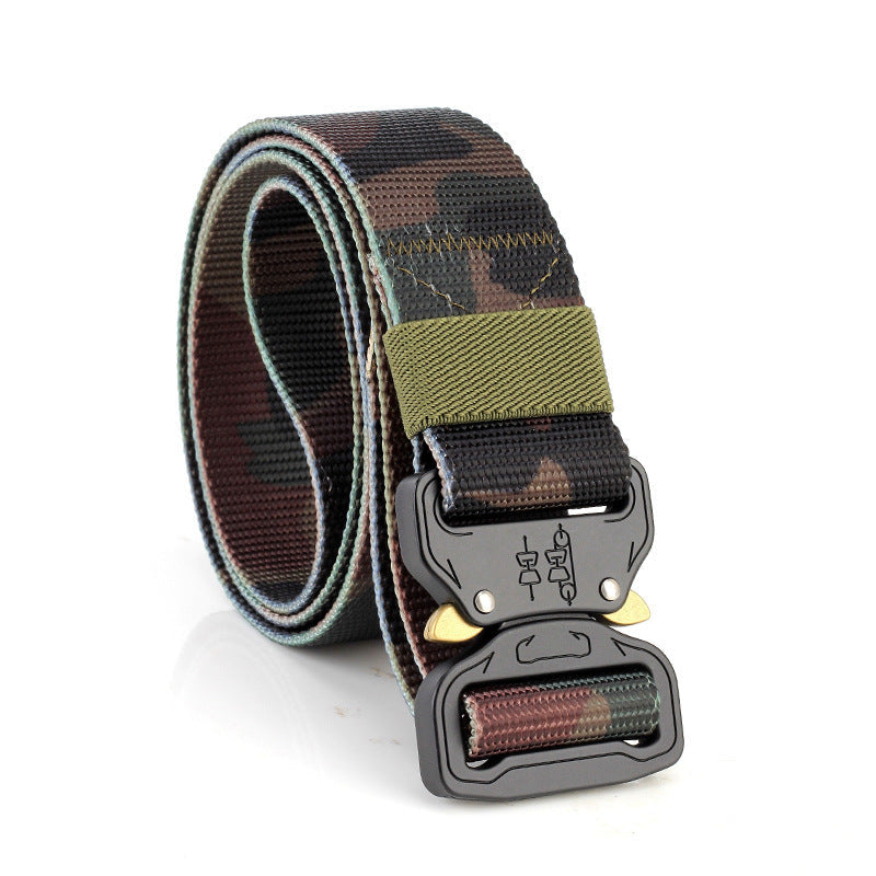 Uniek | Handige tactische riem met losse haak accessoire
