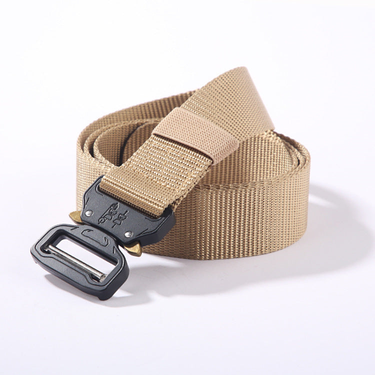 Uniek | Handige tactische riem met losse haak accessoire