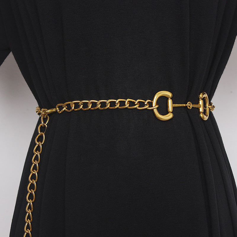 Uniek | Riem voor dames met paarden bit details