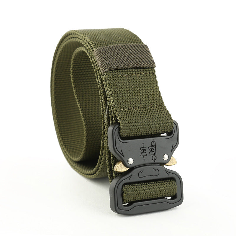 Uniek | Handige tactische riem met losse haak accessoire