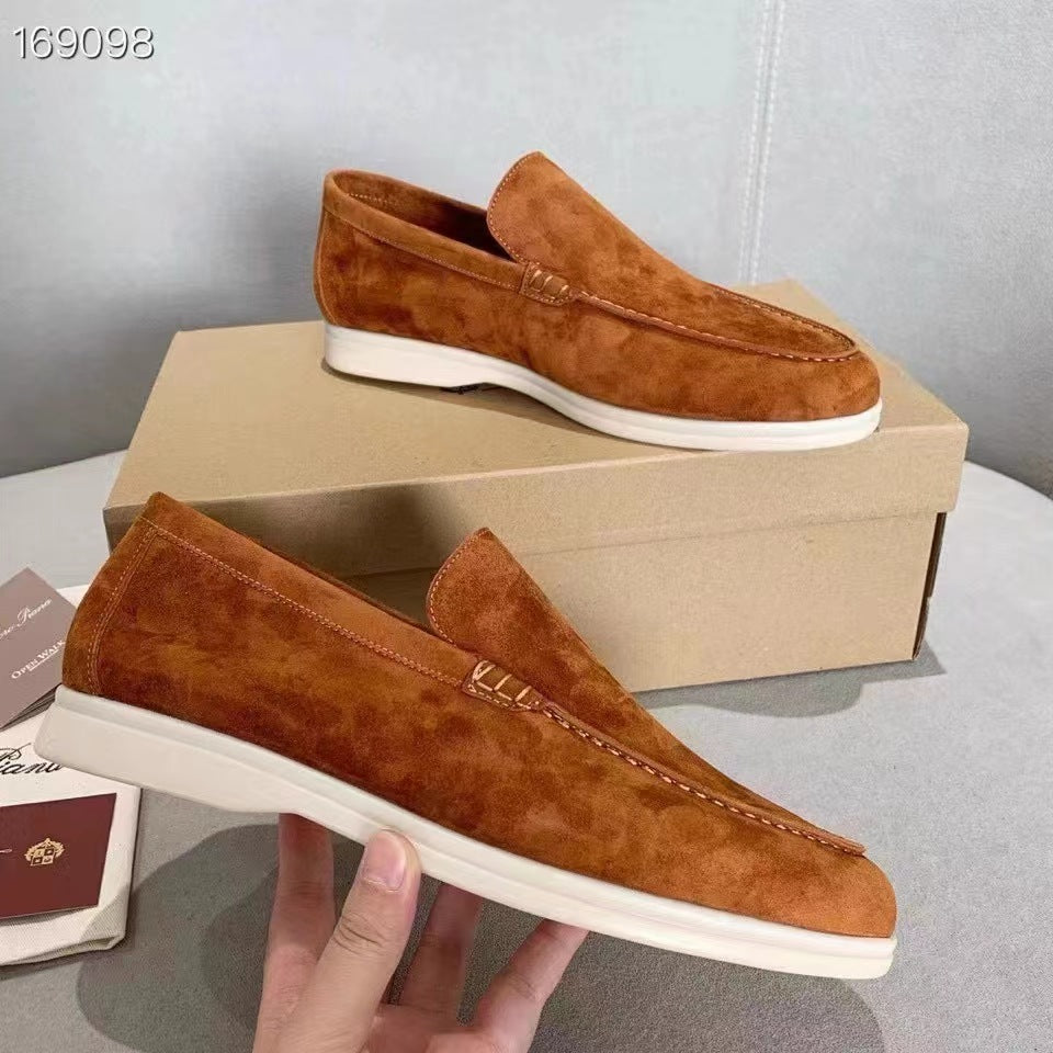 Harreld | Heren loafers van suede