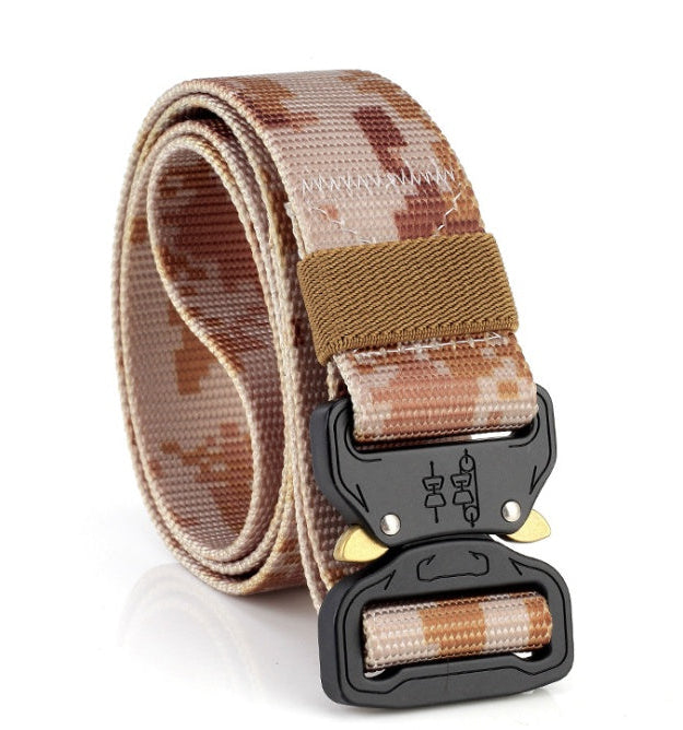 Uniek | Handige tactische riem met losse haak accessoire