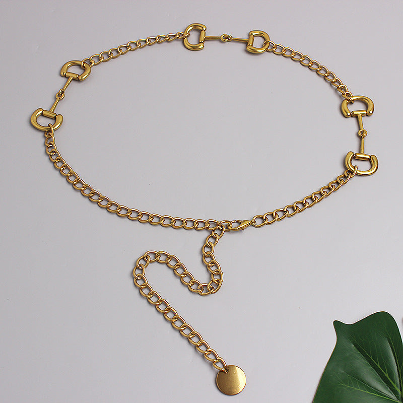 Uniek | Riem voor dames met paarden bit details