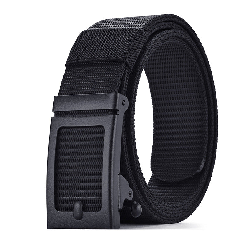Automatisch | Traploos verstelbare canvas heren riem