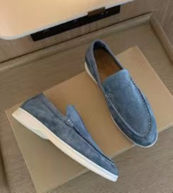 Harreld | Heren loafers van suede
