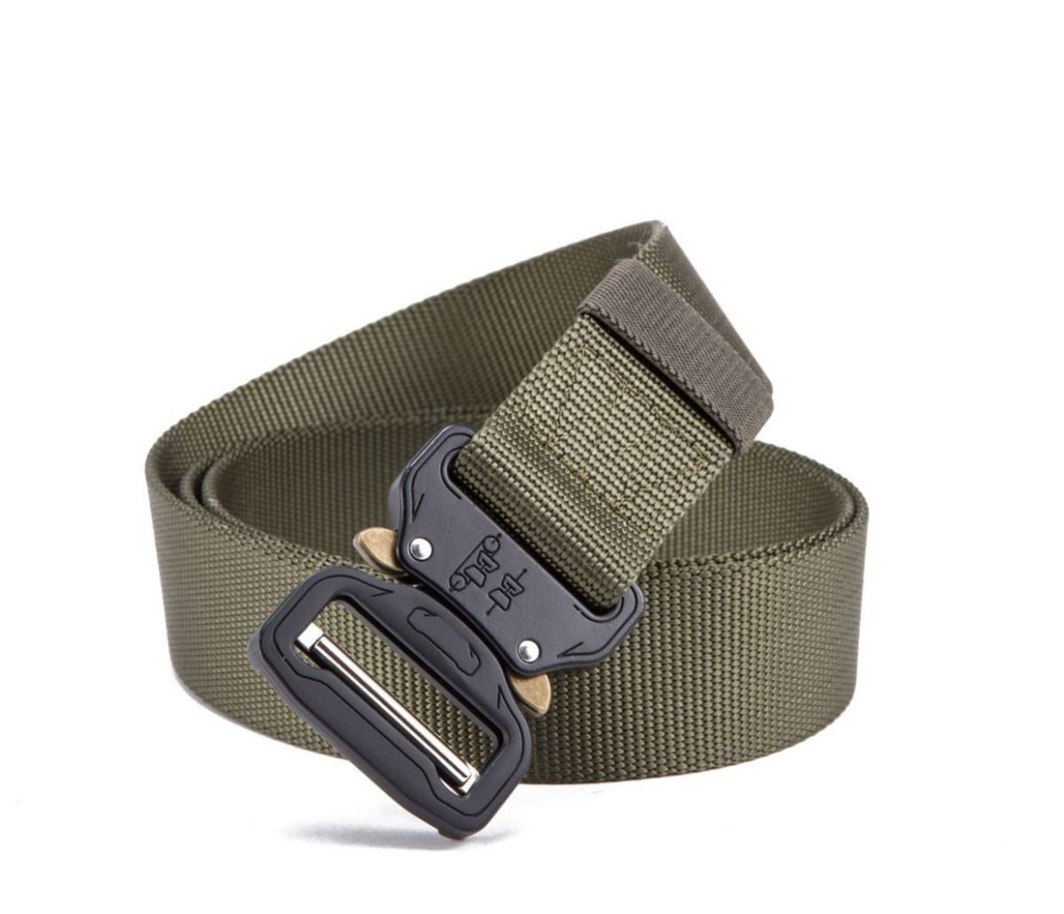 Uniek | Handige tactische riem met losse haak accessoire