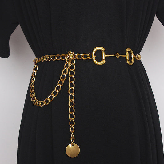 Uniek | Riem voor dames met paarden bit details