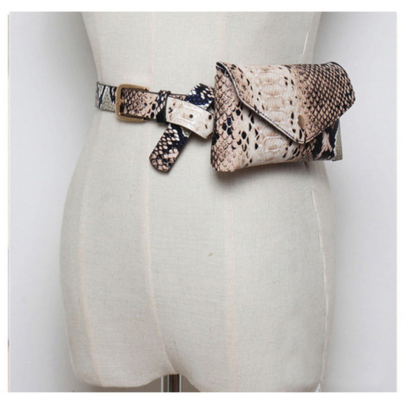 Handig | Tasriem voor dames met slangenprint