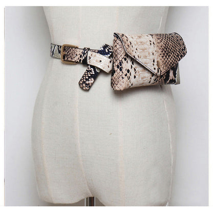 Handig | Tasriem voor dames met slangenprint
