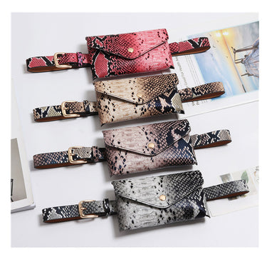 Handig | Tasriem voor dames met slangenprint