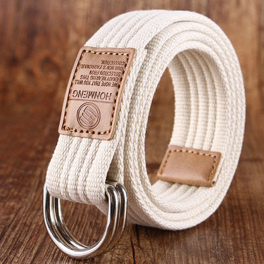 Klassiek | Elegante canvas heren riem