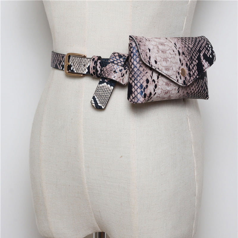 Handig | Tasriem voor dames met slangenprint