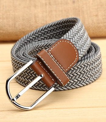 Elastische riem heren | Verwoven kleurpatroon