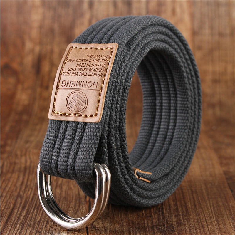Klassiek | Elegante canvas heren riem