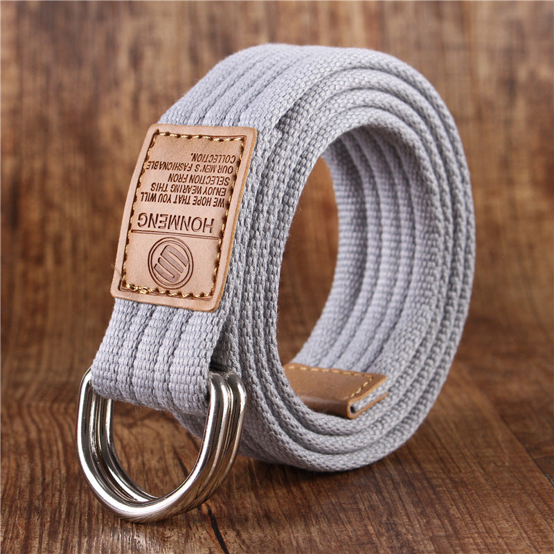 Klassiek | Elegante canvas heren riem