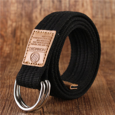 Klassiek | Elegante canvas heren riem