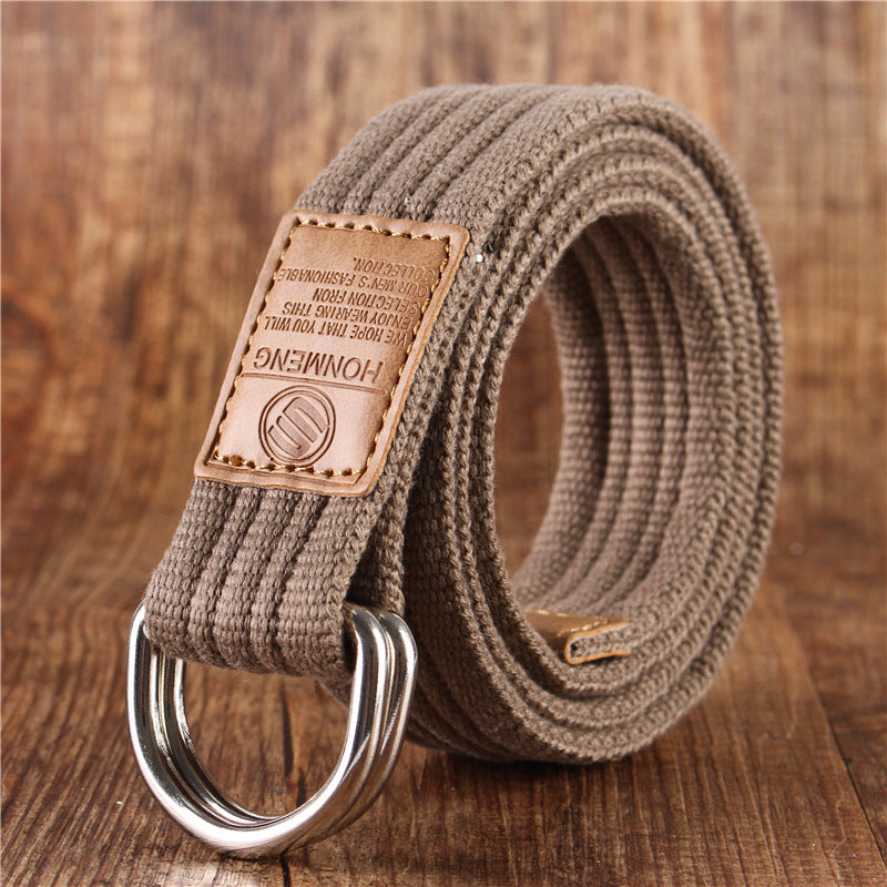 Klassiek | Elegante canvas heren riem