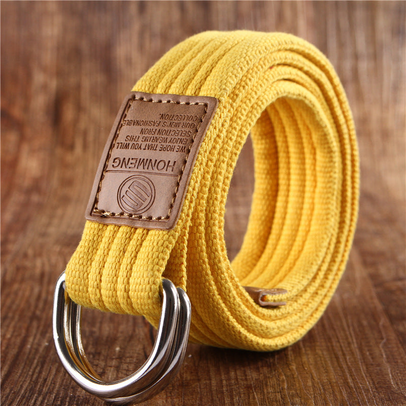 Klassiek | Elegante canvas heren riem