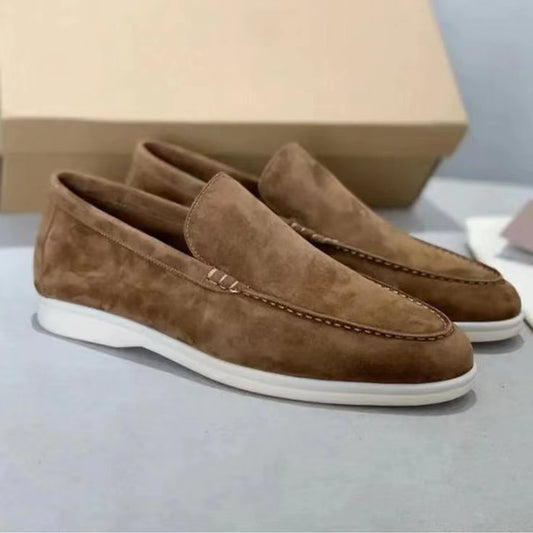 Harreld | Heren loafers van suede