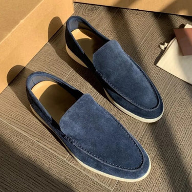 Emanuel | Suede herenloafers
