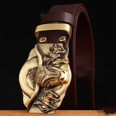 Vurig | Riem met goudkleurige gesp