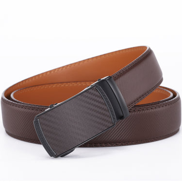 Stijlvol | Automatische carbon look riem voor heren