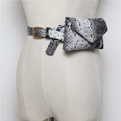 Handig | Tasriem voor dames met slangenprint