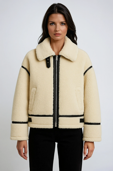 Aspen Shearling-jas voor dames 0