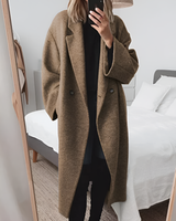 Comfortabele wollen oversized jas voor dames 2