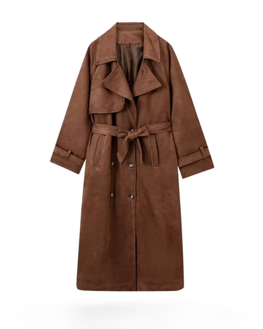 Dames Banbury Suède Trenchcoat 2