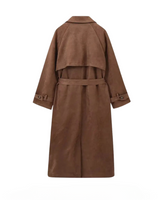 Dames Banbury Suède Trenchcoat 3