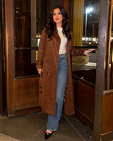 Dames Banbury Suède Trenchcoat 6