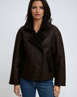 Dames Banbury Vintage leren jas 0