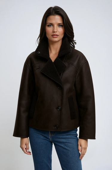 Dames Banbury Vintage leren jas 0