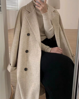 Dames Rivoli Classic Belted Wool Coat 1