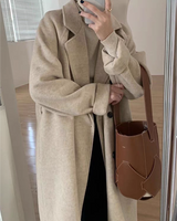 Dames Rivoli Classic Belted Wool Coat 3