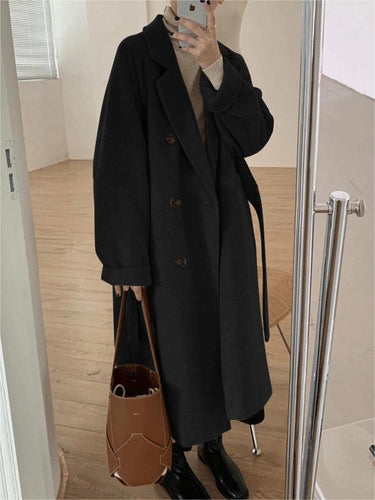 Dames Rivoli Classic Belted Wool Coat 5