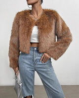 Dames imitatie vossenbontjas 4