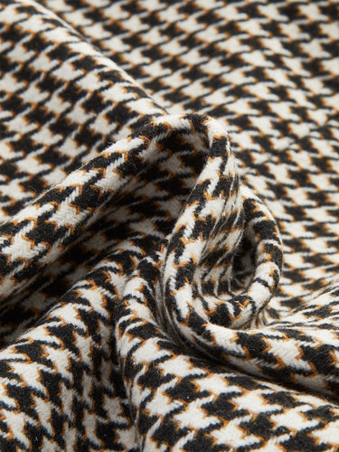 Dames pied-de-poule blazer met riem en splitzoom 6