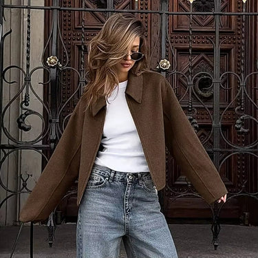 Damesjas met ritskraag 1