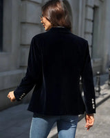 Elegante fluwelen blazer voor dames 1