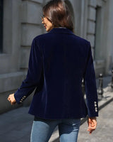 Elegante fluwelen blazer voor dames 6