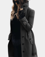 Elegante warme trenchcoat voor dames 2