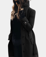 Elegante warme trenchcoat voor dames 4