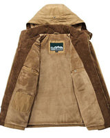 Geïsoleerde winterjas voor heren met fleecevoering en weerbestendigheid 2