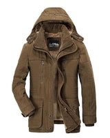 Geïsoleerde winterjas voor heren met fleecevoering en weerbestendigheid 3