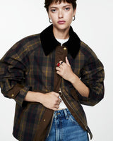 Geruite rechte snitjas voor dames 0